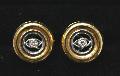 Gold And Diamond Earrings.